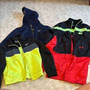 Nike and Under Armour Jackets Set